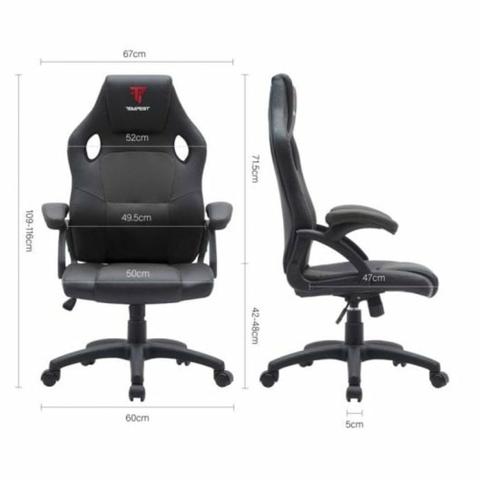 Silla Gaming Tempest Discover Negro 2