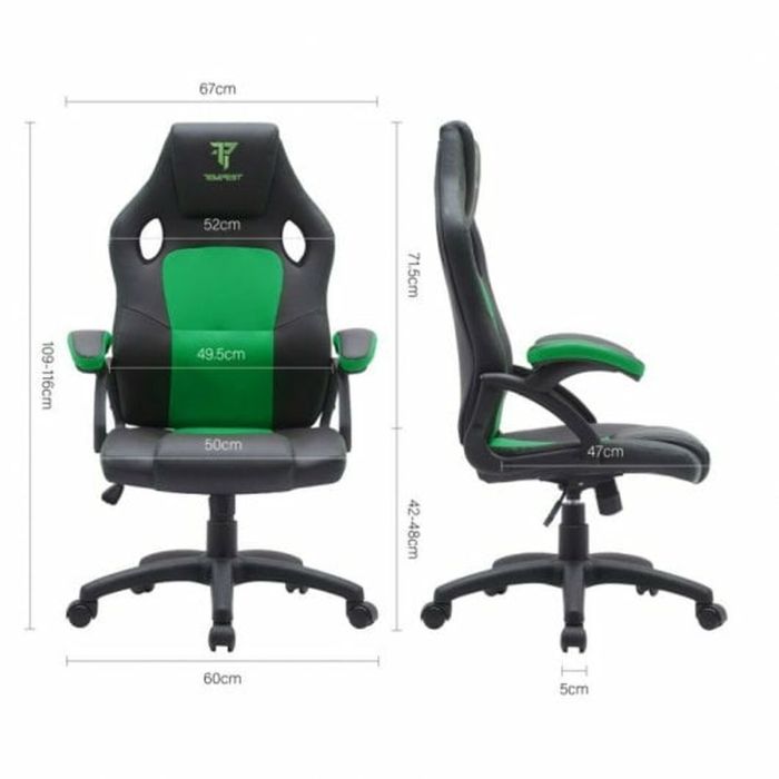 Silla Gaming Tempest Discover Verde 2