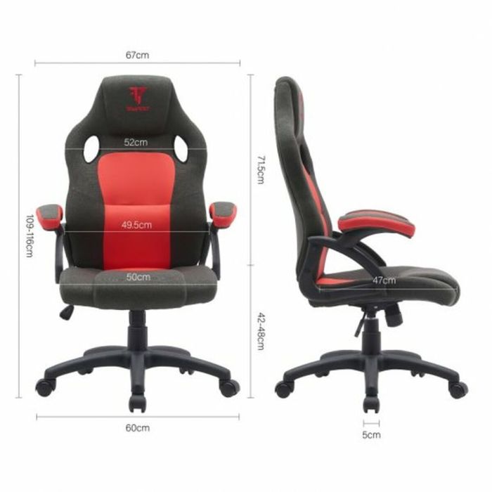 Silla Gaming Tempest Discover Rojo 2