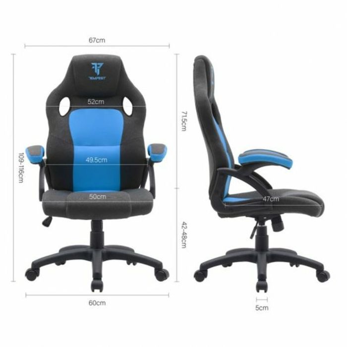 Silla Gaming Tempest Discover Azul 2