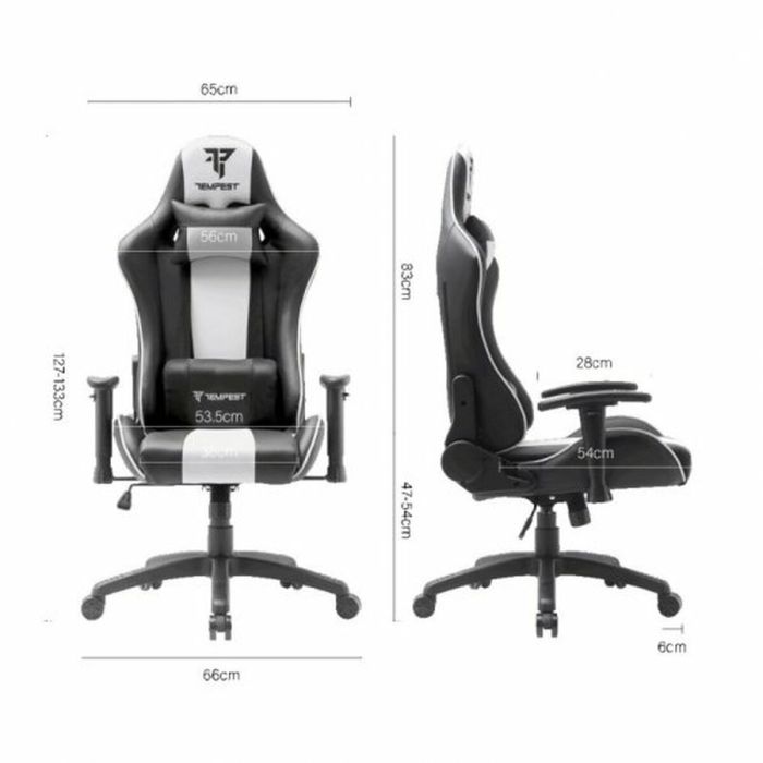 Silla Gaming Tempest Vanquish Blanco 1