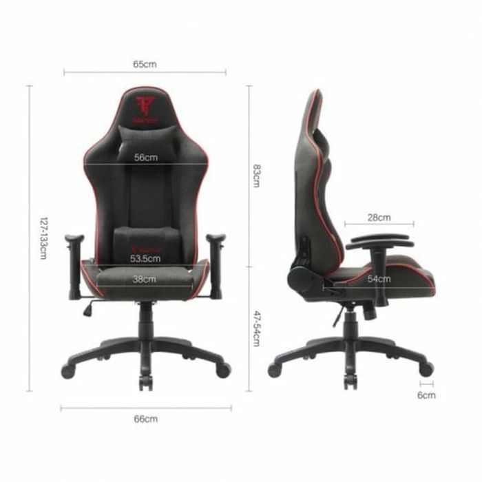 Silla Gaming Tempest Vanquish Rojo 1