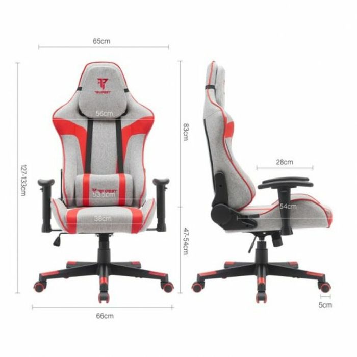 Silla Gaming Tempest Conquer Rojo 1