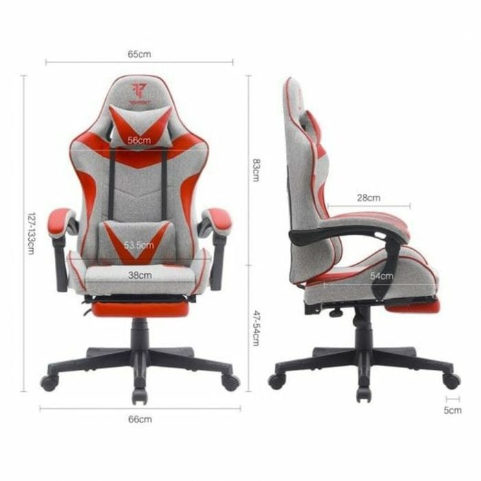 Silla Gaming Tempest Conquer Rojo 1