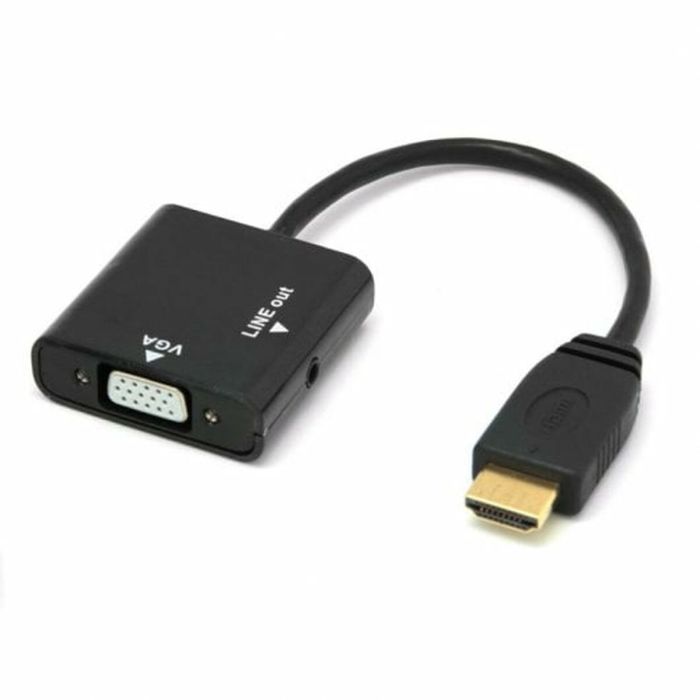Adaptador de Corriente PcCom Essential HDMI VGA Jack 3.5 mm 1