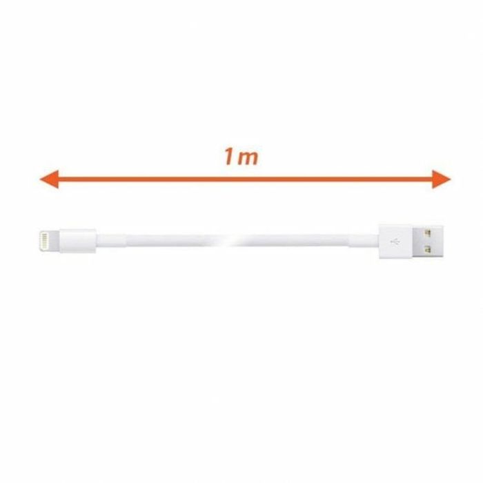 Cable USB a Lightning PcCom 1 m 1