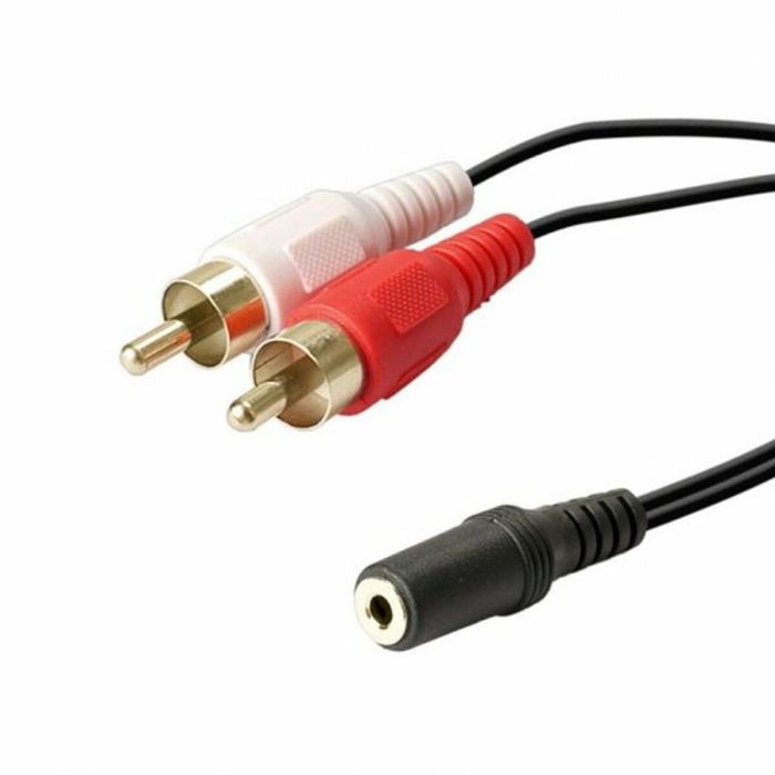 Cable Audio Jack (3,5 mm) a 2 RCA PcCom 1