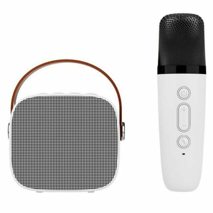 Altavoz Bluetooth Portátil PcCom Essential Blanco 3