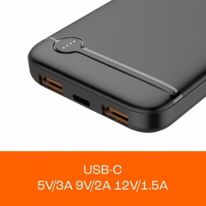 Powerbank PcCom Essential Negro 10000 mAh 20 W 2