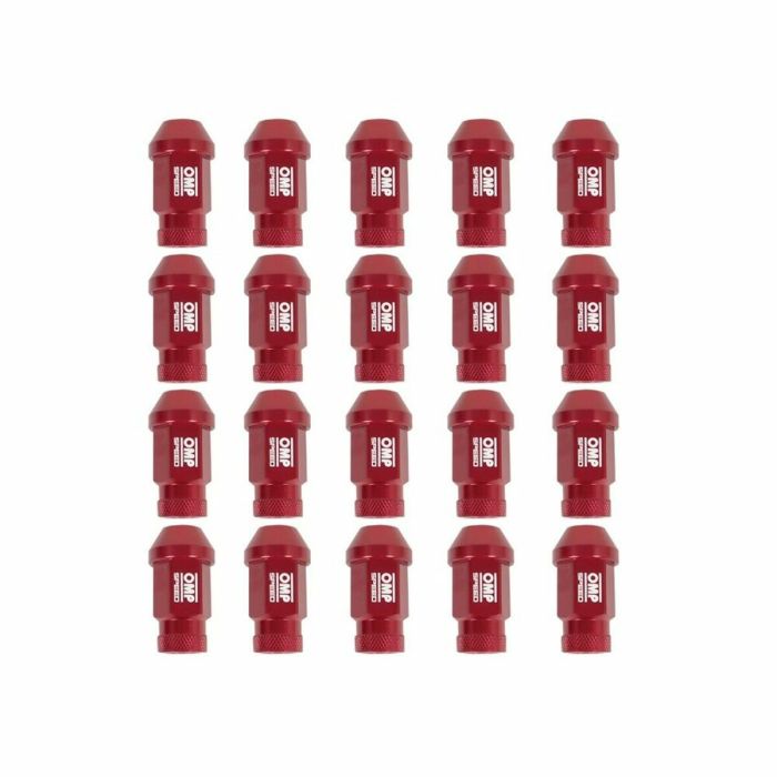 Set Tuercas OMP 7075 Rojo 20 uds M14 x 1,25 2