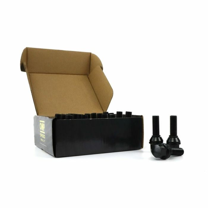 Set Tuercas OMP 27 mm Negro 20 uds M12 x 1,25 3 Set Tuercas OMP 27 mm Negro 20 uds M12 x 1,25 3