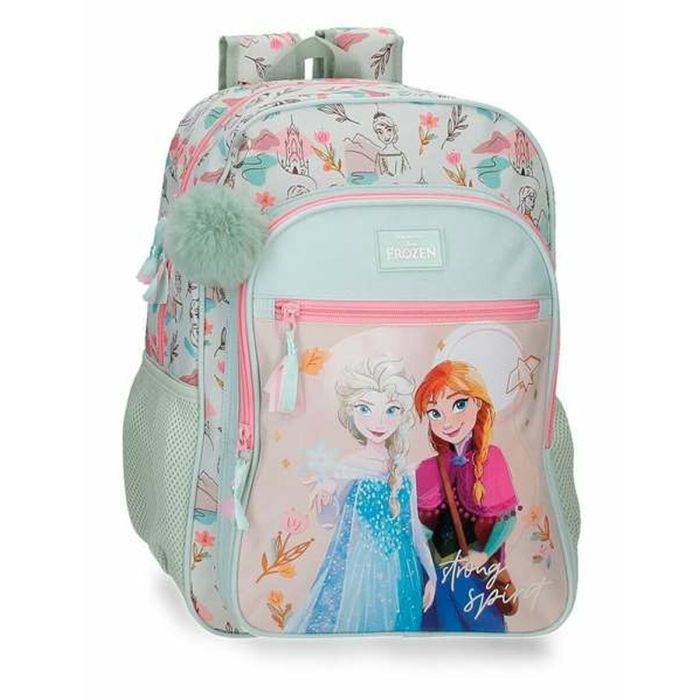 Mochila Adaptable A Carro Frozen Strong Spirit 30X40X13Cm