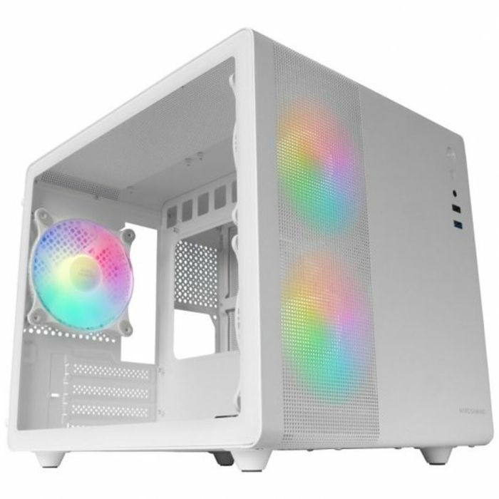 Caja Semitorre ATX Mars Gaming MC-400 Blanco Negro 4