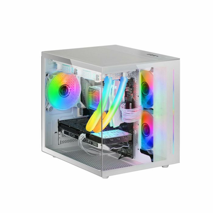 Caja Semitorre ATX Mars Gaming MCVIEWW Blanco 6