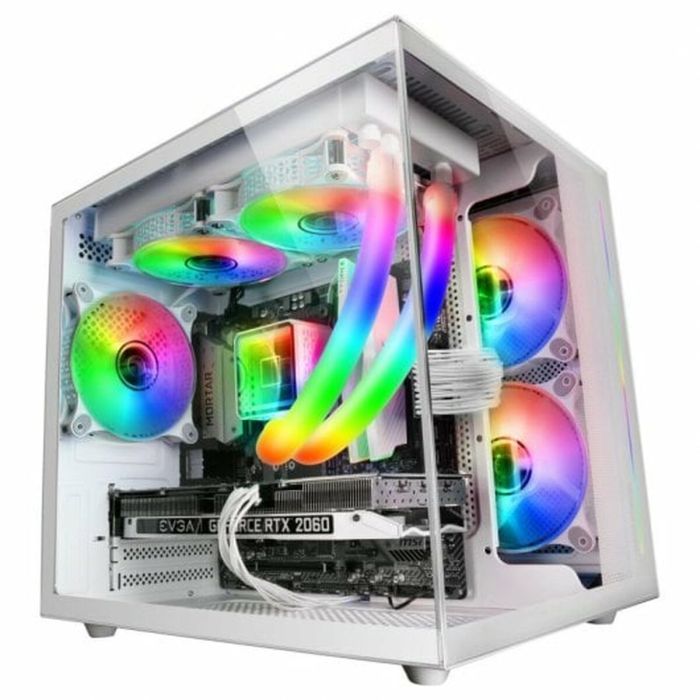 Caja Semitorre ATX Mars Gaming MCVIEWW Blanco 8