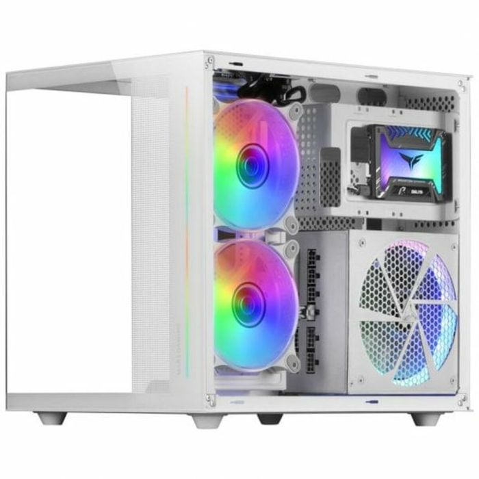 Caja Semitorre ATX Mars Gaming MCVIEWW Blanco 3