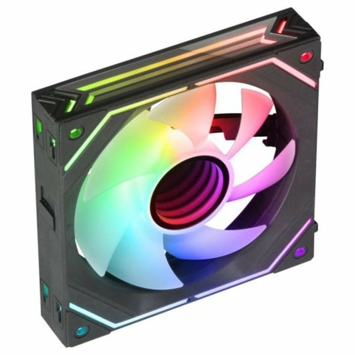 Mars Gaming Mflinkfinity Ventilador 120mm RGB Addressable PWM para PC Gaming - Silencioso 12dB, 69 CFM