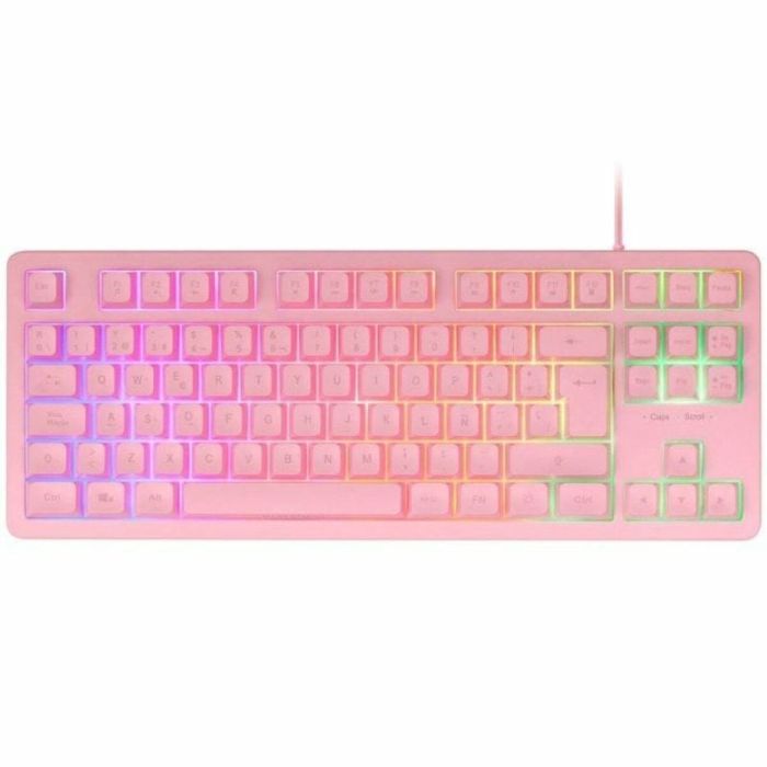 Teclado Gaming Mars Gaming MK023 Rosa