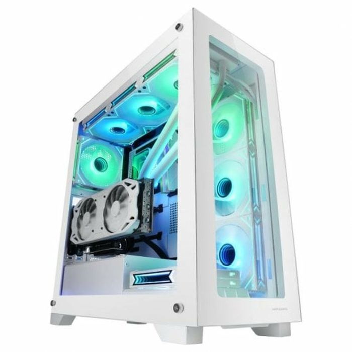 Caja Semitorre ATX Mars Gaming MCXPW Blanco