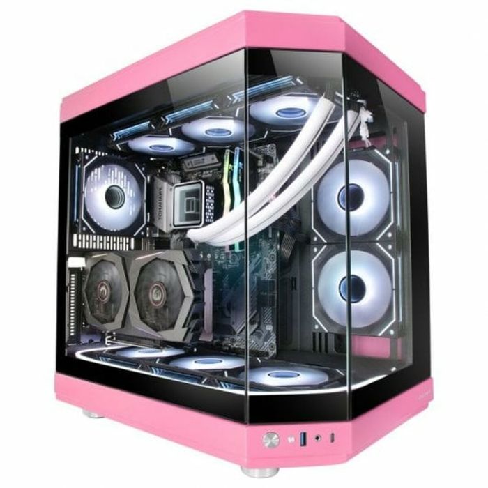 Caja Semitorre ATX Mars Gaming MC-3T Rosa