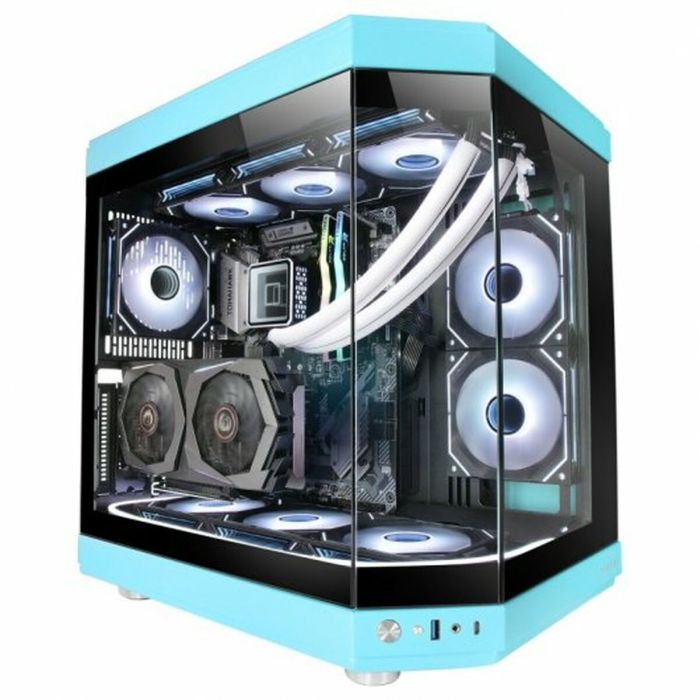 Caja Semitorre ATX Mars Gaming MC-3T Azul Negro 3