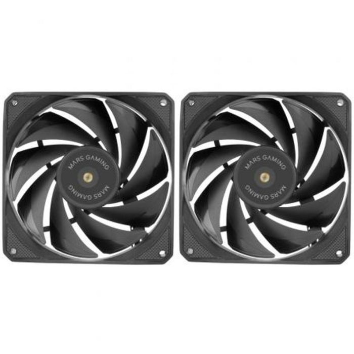 Pack 2 Ventiladores Mars Gaming MF-NCLX2/ 12cm