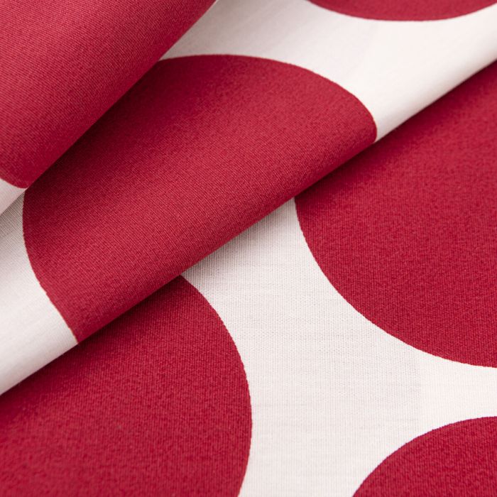 Juego de Sábanas Benetton Rojo Topos 4 Piezas 10