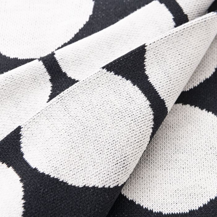 Manta Benetton Negro Topos 140 x 190 cm 2 Manta Benetton Negro Topos 140 x 190 cm 2