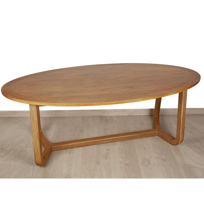 Mesa de Comedor Romimex Natural madera de teca 200 x 75 x 100 cm 2