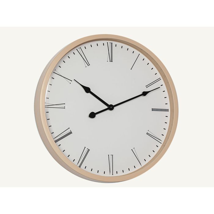 Reloj de Pared Romimex Blanco Natural Poliestireno 40 x 40 x 5 cm 1