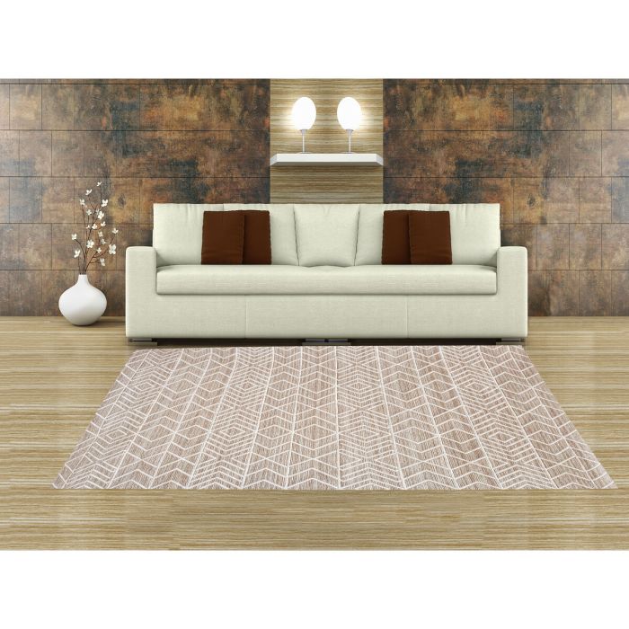 Alfombra Romimex Beige Chenille 140 x 200 x 1 cm 1