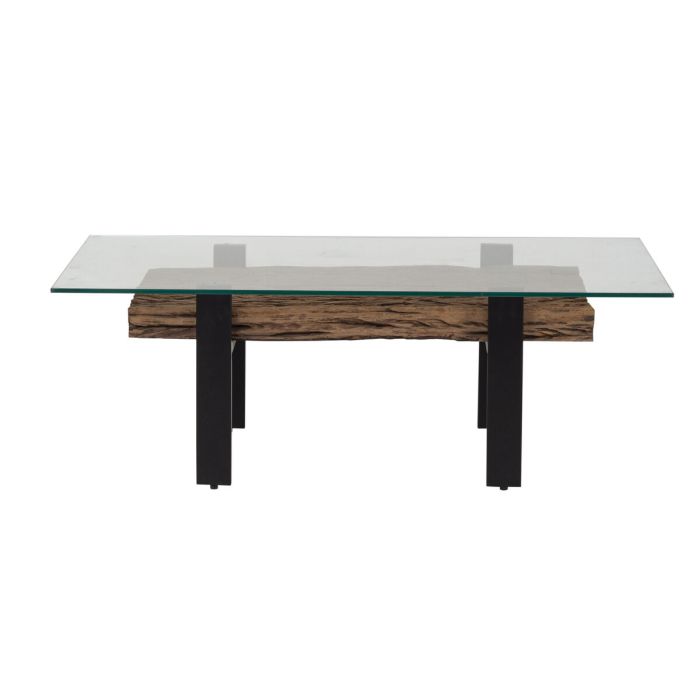 Mesa de Centro Romimex Marrón Negro 70 x 45 x 130 cm 6