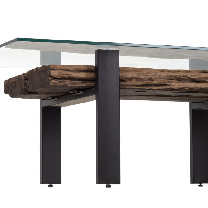 Mesa de Centro Romimex Marrón Negro 70 x 45 x 130 cm 4