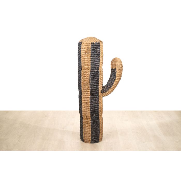 Escultura Romimex Negro Natural Fibra natural 25 x 120 x 66 cm Cactus 1