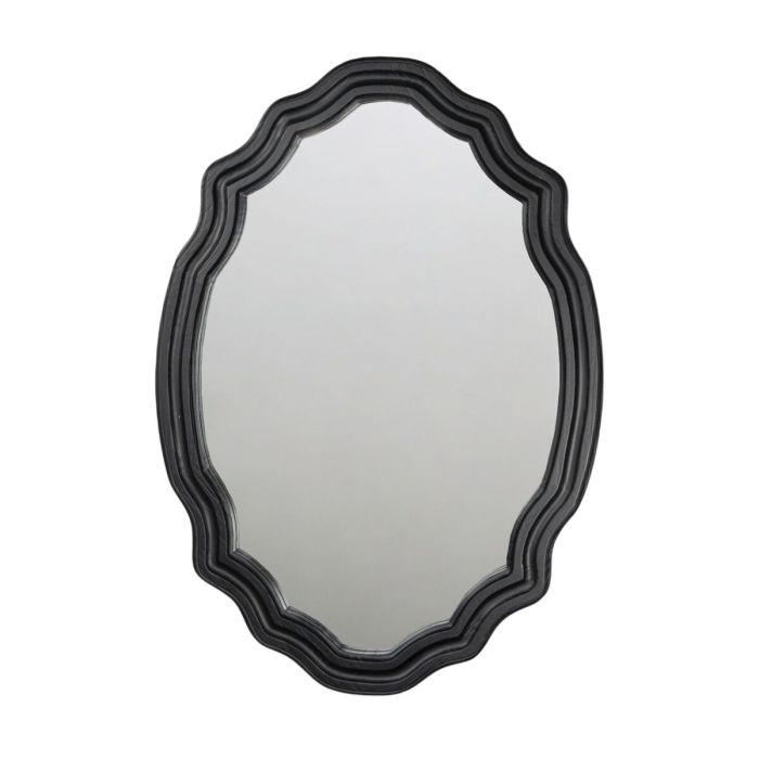 Espejo de pared Romimex Negro Madera 61 x 86 x 3 cm