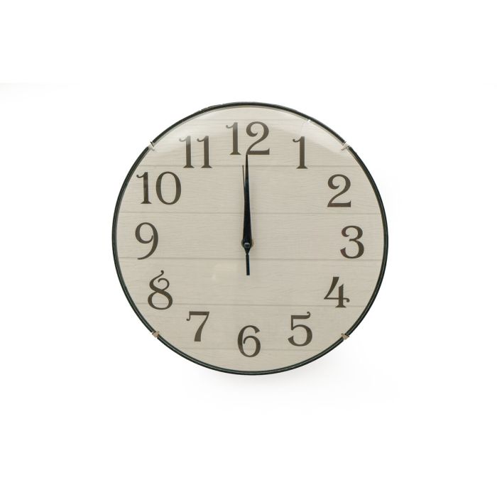 Reloj de Pared Romimex Blanco Plástico 30 x 30 x 2 cm