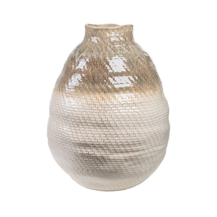 Jarrón Romimex Beige Porcelana 37 x 47 x 37 cm