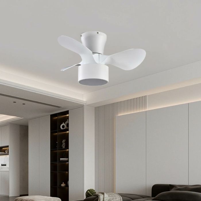 Ventilador de Techo con Luz Romimex Blanco 3