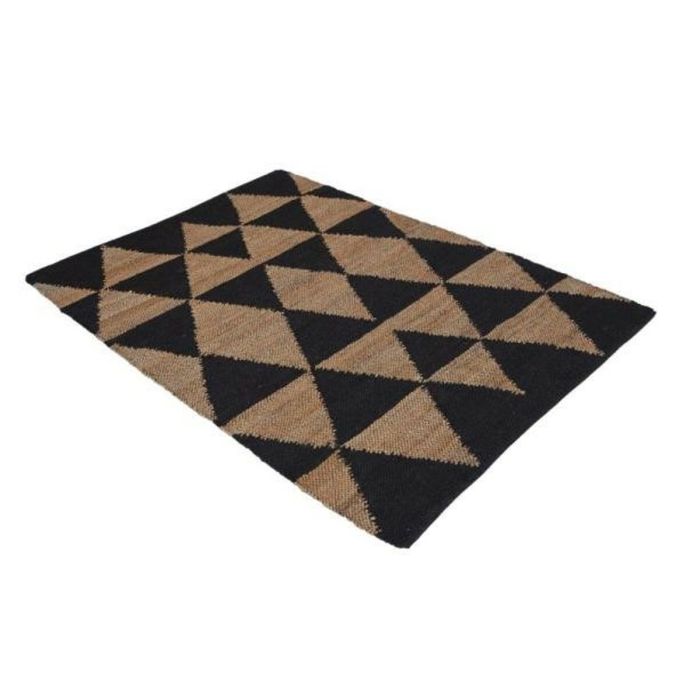 Alfombra Romimex Negro Natural 160 x 230 x 2 cm 2