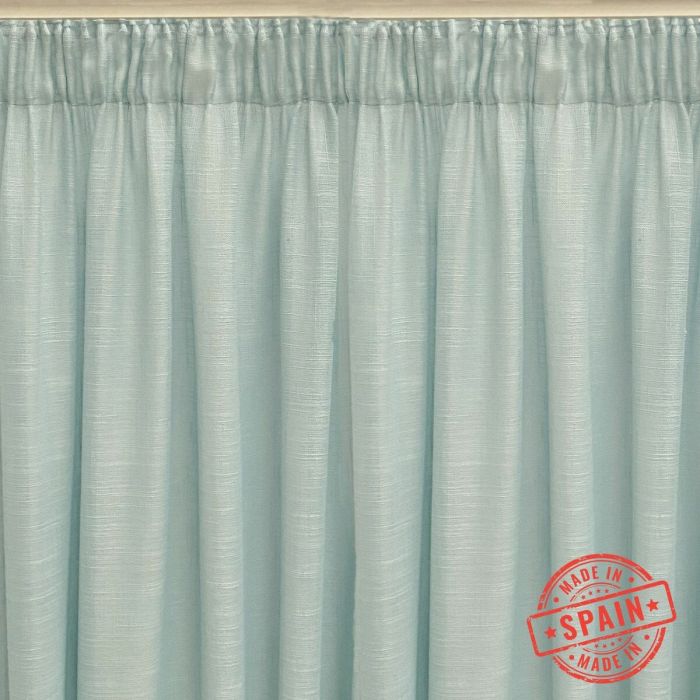 Cortina Alexandra House Living Rustik Turquesa Natural 300 x 270 x 1 cm Translúcido 6 Cortina Alexandra House Living Rustik Turquesa Natural 300 x 270 x 1 cm Translúcido 6