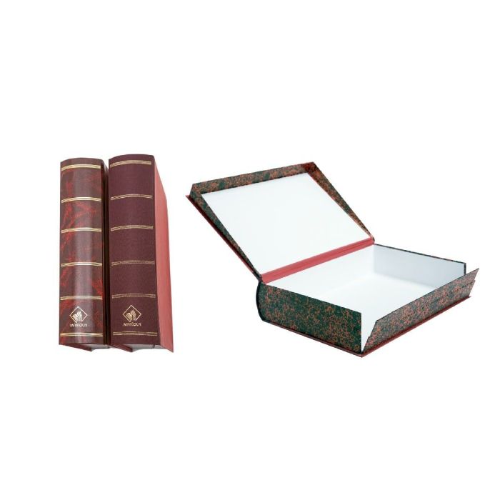 Caja de Archivo Mariola Waflex Libro Cartón Forrado 37,5 x 27 x 8,5 cm Marrón Din A4