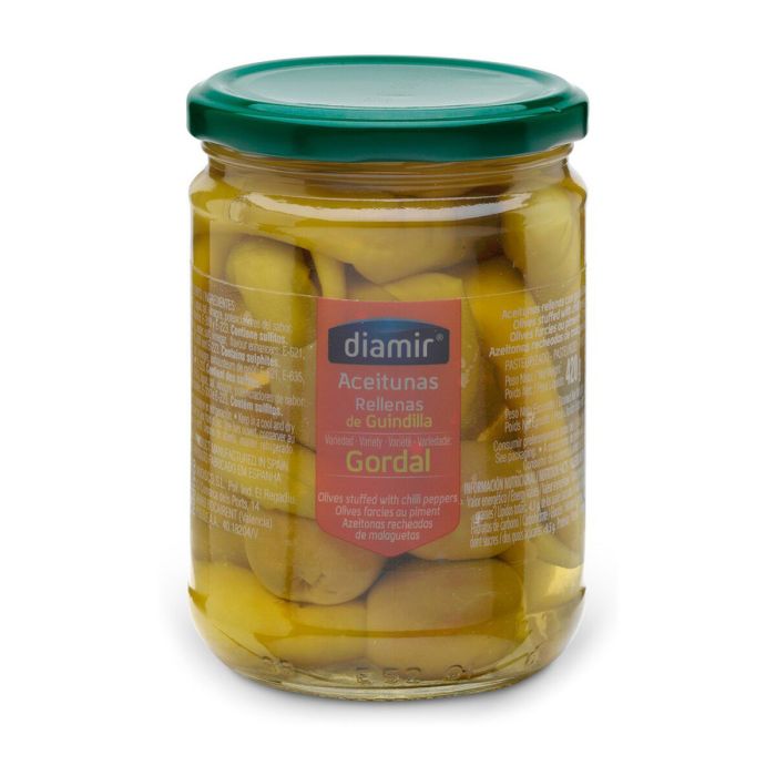 Aceitunas Diamir Gordal Guindillas (420 ml) Aceitunas Diamir Gordal Guindillas (420 ml)