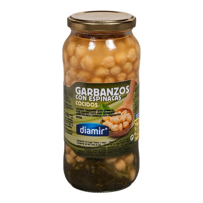 Garbanzos Diamir Espinacas (580 ml)