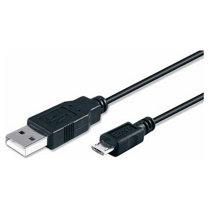 Cable USB 2.0 A a Micro USB B TM Electron Negro 1,8 m