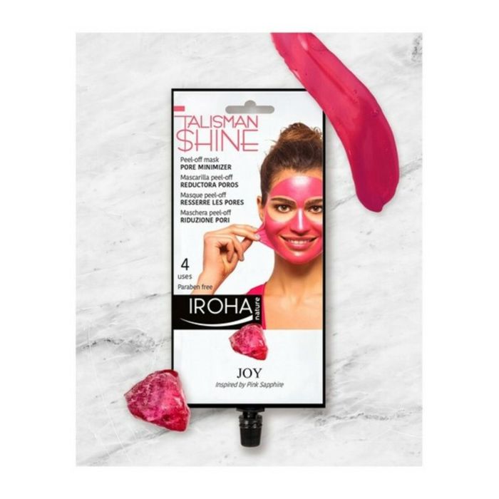 Mascarilla Facial Peel Off Pink Sapphire Pore Minimizer Iroha