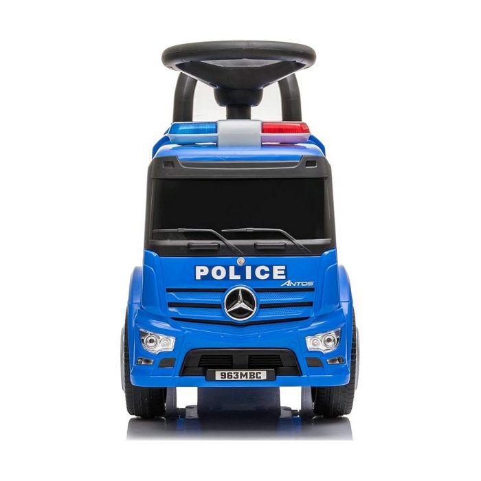 Correpasillos Mercedes Actros 25 kg Azul con sonido Camión de Policía (63,5 x 29 x 27 cm) 4