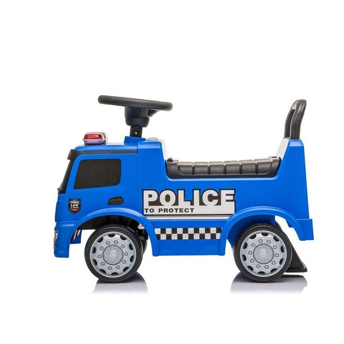 Correpasillos Mercedes Actros 25 kg Azul con sonido Camión de Policía (63,5 x 29 x 27 cm) 3