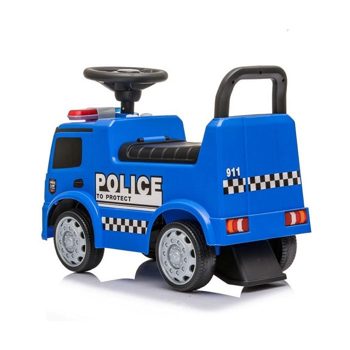 Correpasillos Mercedes Actros 25 kg Azul con sonido Camión de Policía (63,5 x 29 x 27 cm) 2