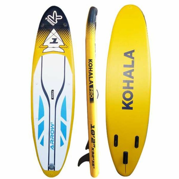 Tabla de Paddle Surf Hinchable con Accesorios Kohala Arrow 1 Amarillo (310 x 81 x 15 cm) 1