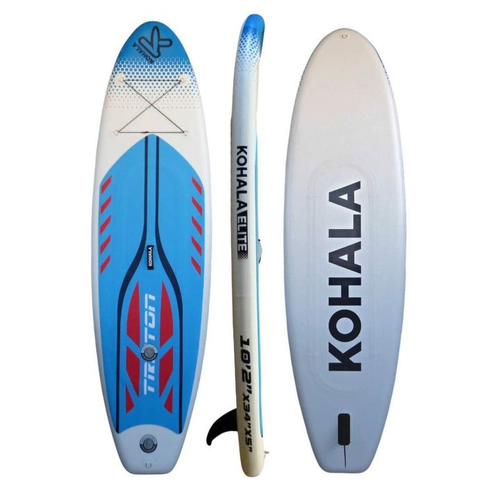 Tabla de Paddle Surf Hinchable con Accesorios Kohala Triton Blanco 15 PSI Multicolor (310 x 84 x 15 cm) 1